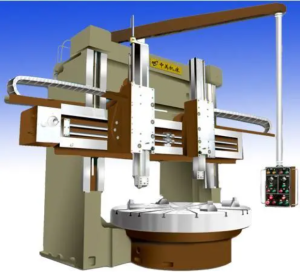 Large vertical lathe